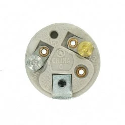 660W Medium Base One-Piece Single Circuit Keyless Bracket Mount Unglazed Porcelain Incandescent Lampholder, White by Leviton -FANIMATION Shop leviton lamp accessories 3152 f 1d 1000