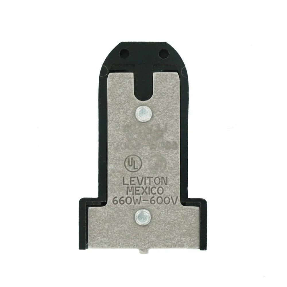 660W Medium Base Bi-Pin Pedestal Screw Mount Turn-Type Standard Fluorescent Lampholder, Black by Leviton 4 660W Medium Base Bi-Pin Pedestal Screw Mount Turn-Type Standard Fluorescent Lampholder, Black by Leviton - Image 4