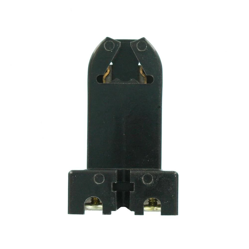 660W Medium Base Bi-Pin Pedestal Screw Mount Turn-Type Standard Fluorescent Lampholder, Black by Leviton 2 660W Medium Base Bi-Pin Pedestal Screw Mount Turn-Type Standard Fluorescent Lampholder, Black by Leviton - Image 2