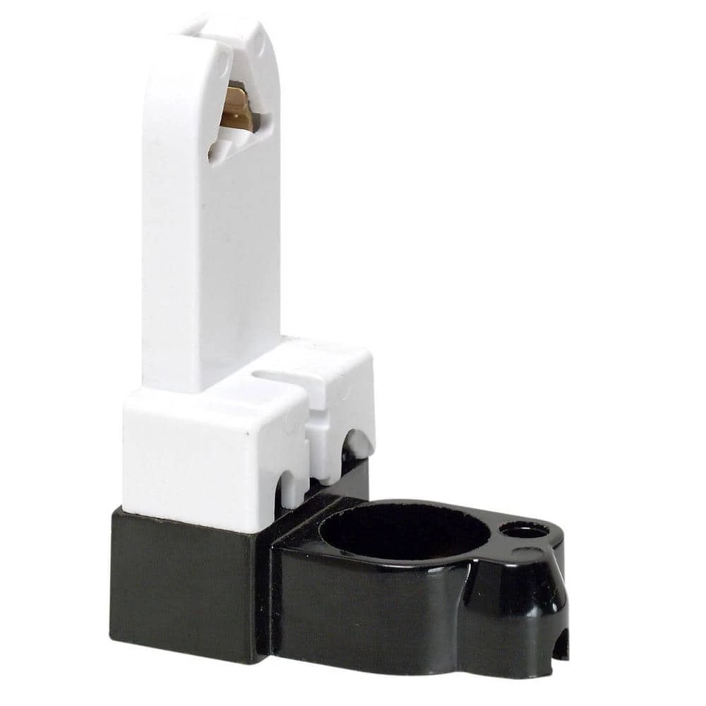 660W Medium Base Bi-Pin Pedestal Screw Mount Turn-Type Standard Fluorescent Lampholder with Starter Base, White by Leviton 1 660W Medium Base Bi-Pin Pedestal Screw Mount Turn-Type Standard Fluorescent Lampholder with Starter Base, White by Leviton