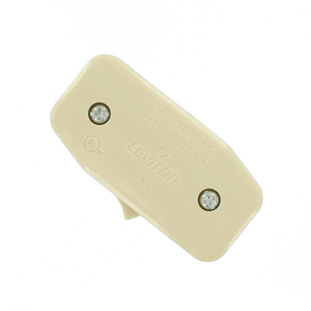 3 Amp Single Pole Feed Thru Appliance Switch, Ivory by Leviton 2 3 Amp Single Pole Feed Thru Appliance Switch, Ivory by Leviton - Image 2