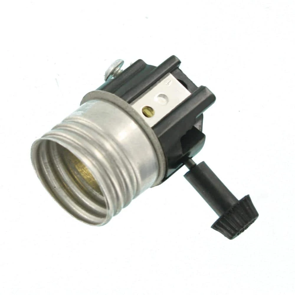 250W Medium Base 2-Circuit Turn Knob Incandescent Lampholder Interior (For 3-Way Lamps) by Leviton 3 250W Medium Base 2-Circuit Turn Knob Incandescent Lampholder Interior (For 3-Way Lamps) by Leviton - Image 3