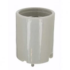 1500W Mogul Base Porcelain Incandescent Lampholder, White by Leviton