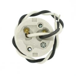 400W Mogul Base One-Piece Single Circuit Keyless HID Glazed Porcelain Lampholder, White by Leviton 7 400W Mogul Base One-Piece Single Circuit Keyless HID Glazed Porcelain Lampholder, White by Leviton -FANIMATION Shop leviton lamp accessories 8756 1d 1000