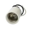 1500W Mogul Base Keyless Porcelain Incandescent Lampholder, White by Leviton