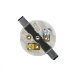 660W Medium Base Snap-In Porcelain Incandescent Lampholder, White by Leviton -FANIMATION Shop leviton lamp accessories 8885 1d 1000