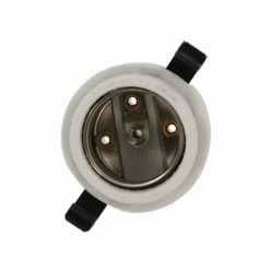 660W Medium Base Snap-In Porcelain Incandescent Lampholder, White by Leviton