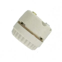 660W Medium Base Two-Piece Single Circuit Keyless Ring-Type Unglazed Porcelain Incandescent Lampholder, White by Leviton 7 660W Medium Base Two-Piece Single Circuit Keyless Ring-Type Unglazed Porcelain Incandescent Lampholder, White by Leviton -FANIMATION Shop leviton lamp accessories 9350 a0 1000