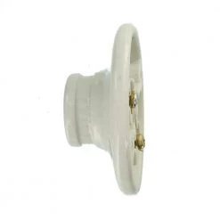 660 Wat Medium Base One-Piece Single Circuit Keyless Ceiling Mount Glazed Porcelain Incandescent Lampholder, White by Leviton 8 660 Wat Medium Base One-Piece Single Circuit Keyless Ceiling Mount Glazed Porcelain Incandescent Lampholder, White by Leviton -FANIMATION Shop leviton lamp accessories 9874 a0 1000