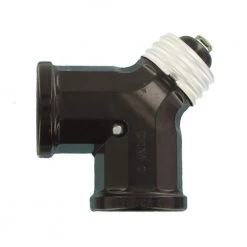 660-Watt Double Light Socket Adapter, Brown by Leviton -FANIMATION Shop leviton lamp sockets 128 a0 1000