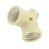 660-Watt Double Light Socket Adapter, Ivory by Leviton