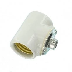 660W Medium Base One-Piece Single Circuit Keyless Glazed Porcelain Dual Socket Incandescent Lampholder, White by Leviton -FANIMATION Shop leviton lamp sockets 4010 a0 1000