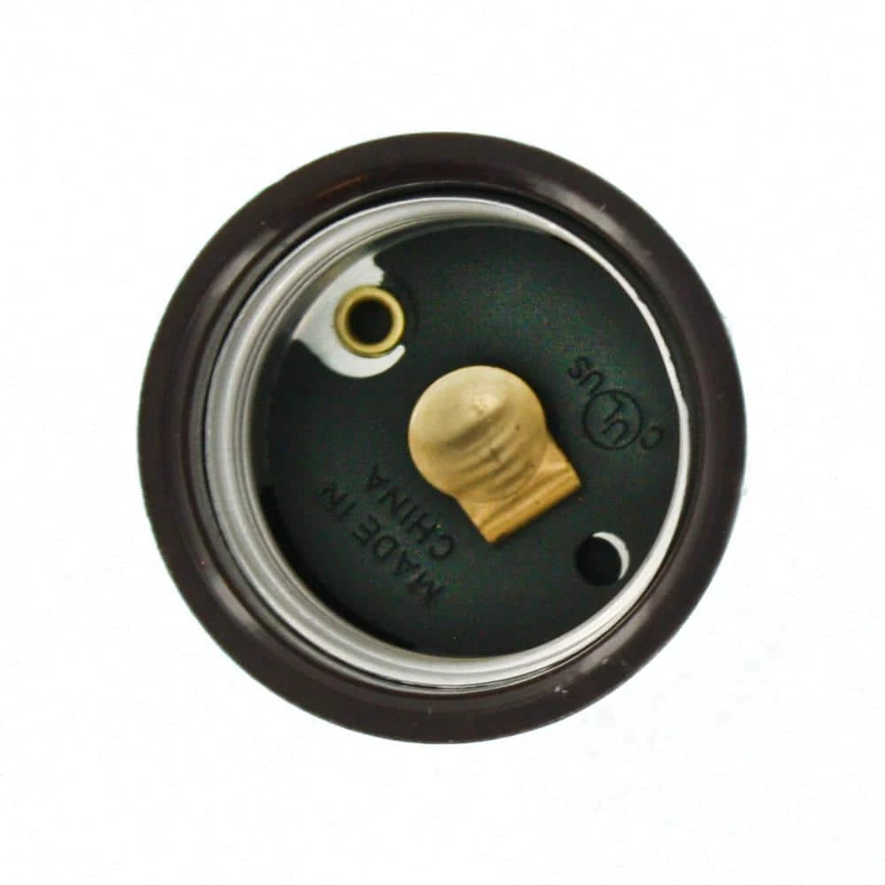 600-Watt Medium Base Outlet to Socket Lampholder, Brown by Leviton 2 600-Watt Medium Base Outlet to Socket Lampholder, Brown by Leviton - Image 2