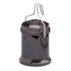 660-Watt Brown Weatherproof Pin-Type Lampholder by Leviton