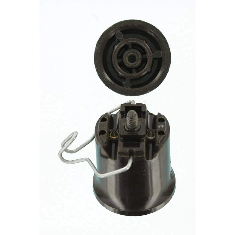 660-Watt Brown Weatherproof Pin-Type Lampholder by Leviton 2 660-Watt Brown Weatherproof Pin-Type Lampholder by Leviton - Image 2