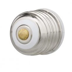 75-Watt Incandescent/CFL/LED Thermoplastic Lampholder Adaptor Medium to Candelabra, White (2-Pack) by Leviton 11 75-Watt Incandescent/CFL/LED Thermoplastic Lampholder Adaptor Medium to Candelabra, White (2-Pack) by Leviton -FANIMATION Shop leviton lamp sockets r50 02007 000 1f 1000