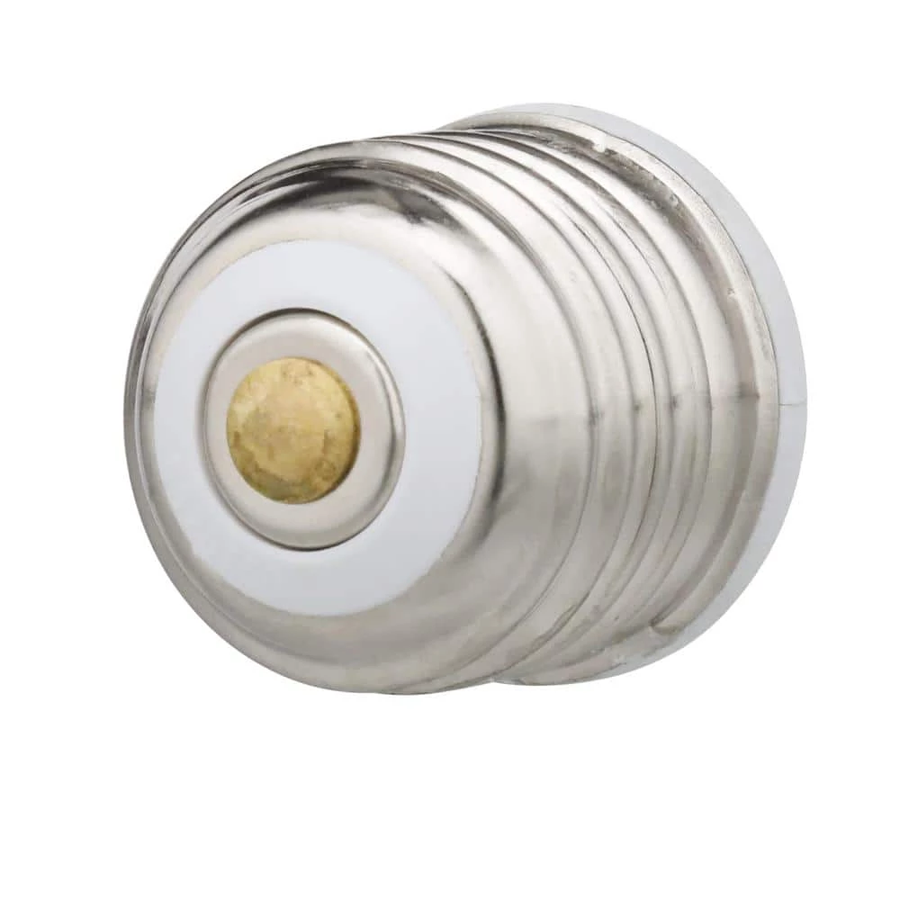 75-Watt Incandescent/CFL/LED Thermoplastic Lampholder Adaptor Medium to Candelabra, White (2-Pack) by Leviton 6 75-Watt Incandescent/CFL/LED Thermoplastic Lampholder Adaptor Medium to Candelabra, White (2-Pack) by Leviton - Image 6