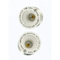 75-Watt Incandescent/CFL/LED Thermoplastic Lampholder Adaptor Medium to Candelabra, White (2-Pack) by Leviton 9 75-Watt Incandescent/CFL/LED Thermoplastic Lampholder Adaptor Medium to Candelabra, White (2-Pack) by Leviton -FANIMATION Shop leviton lamp sockets r50 02007 000 c3 1000