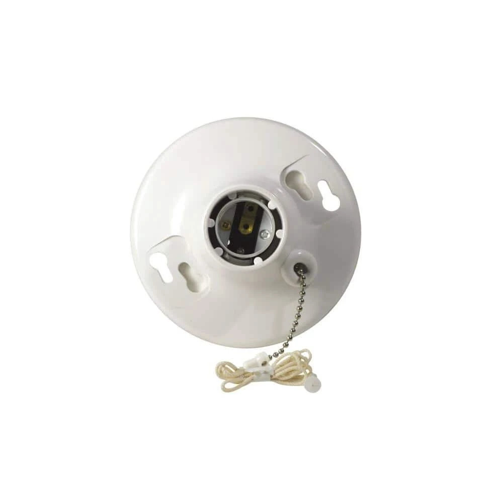 Plastic Pull-Chain Lampholder by Leviton 7 Plastic Pull-Chain Lampholder by Leviton - Image 7