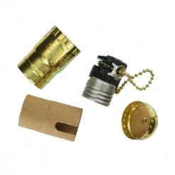 Pull-Chain Socket Lamp Holder by Leviton -FANIMATION Shop leviton lamp sockets r50 19980 0pg 66 1000