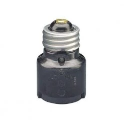 Medium Base Socket Extender by Leviton -FANIMATION Shop leviton lamp sockets r52 02006 000 c3 1000