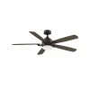 Benito v2 52 in. Integrated LED Matte Greige Ceiling Fan with Light Kit and Remote Control by FANIMATION