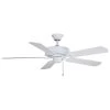 Aire Decor 52 in. Matte White Ceiling Fan by FANIMATION