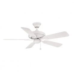 Edgewood 44 44 in. Indoor/Outdoor Matte White Ceiling Fan by FANIMATION
