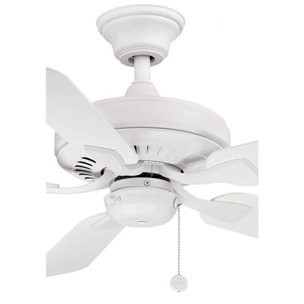 Edgewood 44 44 in. Indoor/Outdoor Matte White Ceiling Fan by FANIMATION 2 Edgewood 44 44 in. Indoor/Outdoor Matte White Ceiling Fan by FANIMATION - Image 2