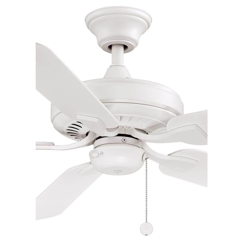 Edgewood 52 52 in. Indoor/Outdoor Matte White Ceiling Fan by FANIMATION 2 Edgewood 52 52 in. Indoor/Outdoor Matte White Ceiling Fan by FANIMATION - Image 2