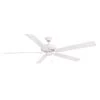 Edgewood 72 72 in. Indoor/Outdoor Matte White Ceiling Fan by FANIMATION