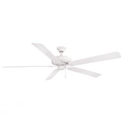Edgewood 72 72 in. Indoor/Outdoor Matte White Ceiling Fan by FANIMATION