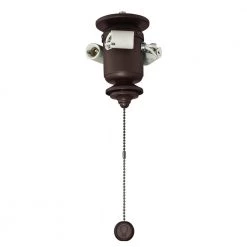 3-Light Oil-Rubbed Bronze Ceiling Fan Bowl Fitter LED Light Kit by FANIMATION