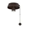 Oil-Rubbed Bronze Ceiling Fan Low Profile LED Light Kit by FANIMATION