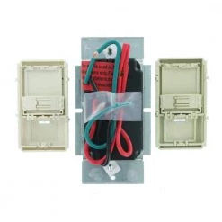 5 Amp Decora IllumaTech Single Pole Step Fan Speed Control with Preset Button, White/ Ivory/ Light Almond by Leviton -FANIMATION Shop white ivory light almond leviton ceiling fan switches ipf05 1lz 1d 1000