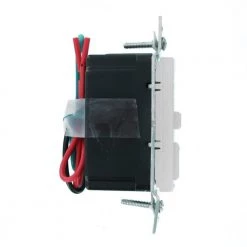 5 Amp Decora IllumaTech Single Pole Step Fan Speed Control with Preset Button, White/ Ivory/ Light Almond by Leviton -FANIMATION Shop white ivory light almond leviton ceiling fan switches ipf05 1lz c3 1000