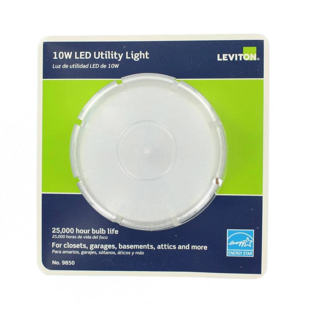 10-Watt LED Ceiling Keyless Lamp Holder, White by Leviton 3 10-Watt LED Ceiling Keyless Lamp Holder, White by Leviton - Image 3